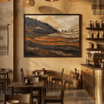 Konso Terraced Earth & Gold | Luxury Abstract Fine Art Canvas Print
