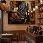 The Jebena Ritual: Luxury Watercolor Coffee Ceremony Canvas Print