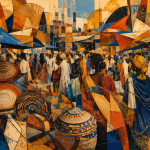 Addis Ababa Urban Street Pulse Acrylic Print – Modern Cityscape Wall Art