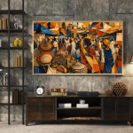 Addis Ababa Urban Street Pulse Acrylic Print – Modern Cityscape Wall Art