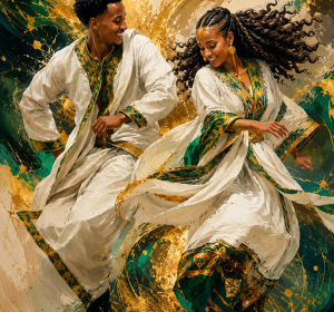 Eskesta Motion Abstract Canvas - የባህል ረግረግ