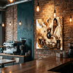 The Jebena Ritual: Luxury Watercolor Coffee Ceremony Canvas