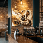 The Jebena Ritual: Luxury Watercolor Coffee Ceremony Canvas
