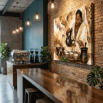 The Jebena Ritual: Luxury Watercolor Coffee Ceremony Canvas