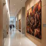 Rhythms of the Omo: Hamer Celebration Textured Canvas Art