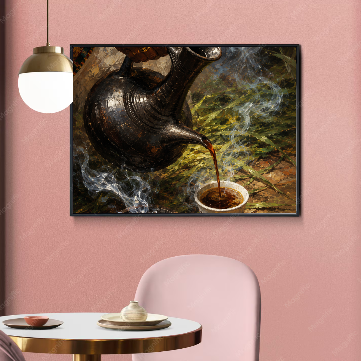 Clay Jebena and Frankincense Smoke Impressionist